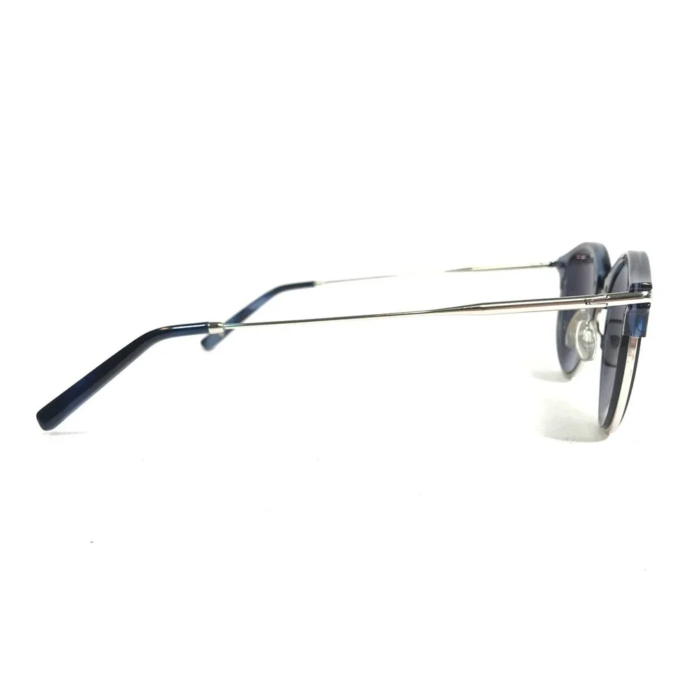 Jimmy Fairly Sunglasses Frames C22 T2 Dark Blue Silver Round 50-20-145